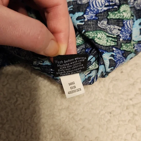 Marc Anthony Luxury Slim Fit Zebra Shirt - Picture 8 of 10